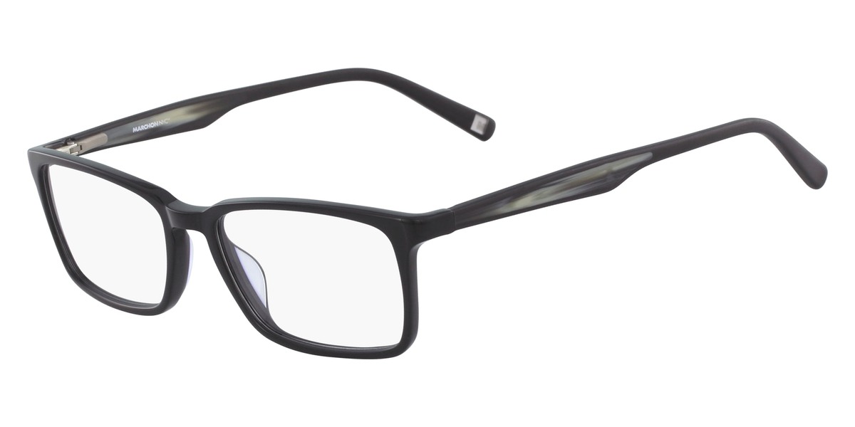 Marchon NYC™ M-Moore 002 53 Shiny Black Eyeglasses