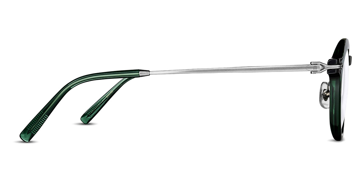 Color: Bottle Green/Brushed Silver (BGN-BS) - Matsuda MTDM2057BGN-BS47