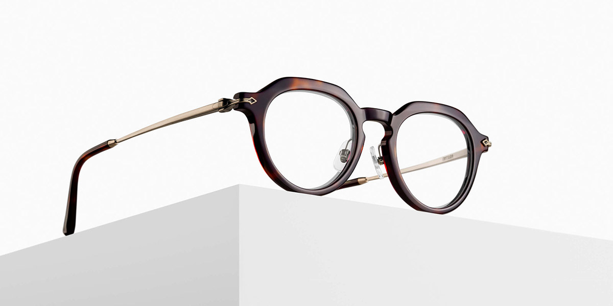Color: Dark Tortoise/Antique Gold (DTO-AG) - Matsuda MTDM2057DTO-AG47