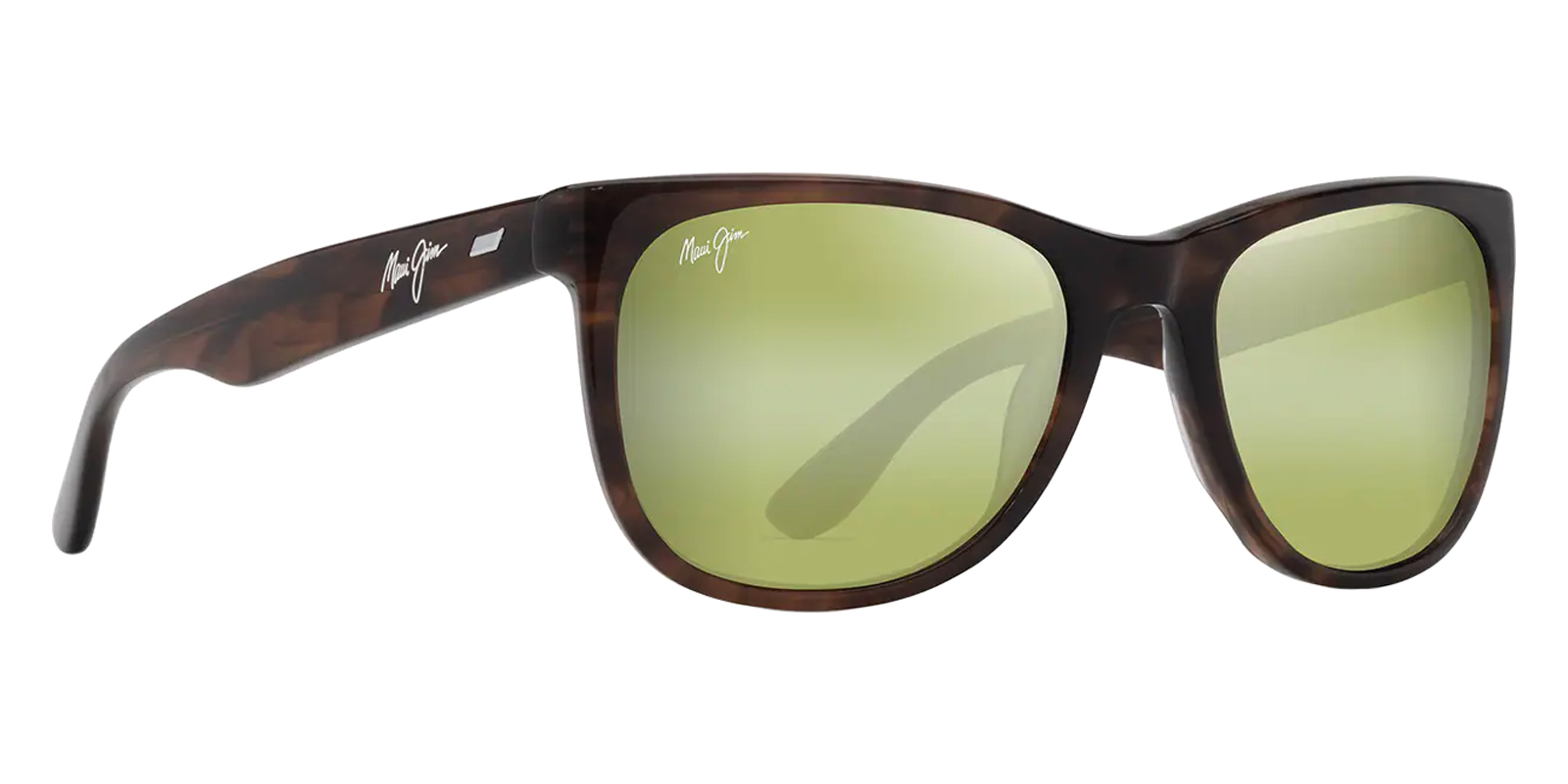 Color: Shiny Melange Brown Classic Havana (HT693-10A) - Maui Jim MJIHT693-10A56