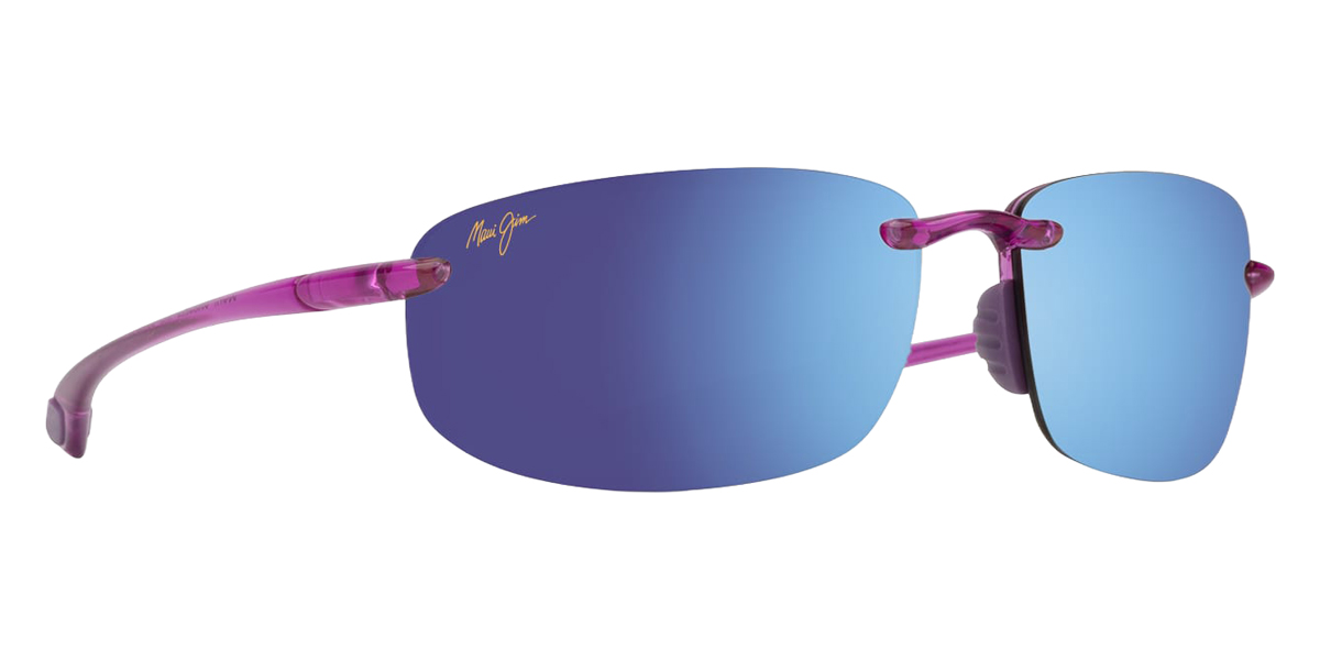 Color: Shiny Transparent Cyclamen Pink (MM407-036) - Maui Jim MJIMM407-03664