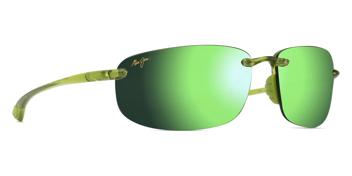 Color: Shiny Transparent Light Green (MM407-077) - Maui Jim MJIMM407-07764