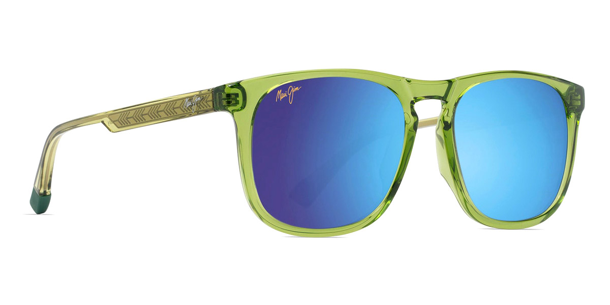 Color: Shiny Trans Grass Green (MM641-032) - Maui Jim MJIMM641-03255