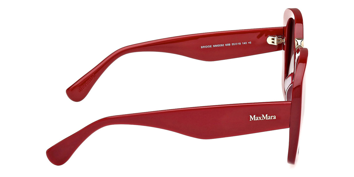 Color: Shiny Bordeaux (69B) - Max Mara MM009269B55