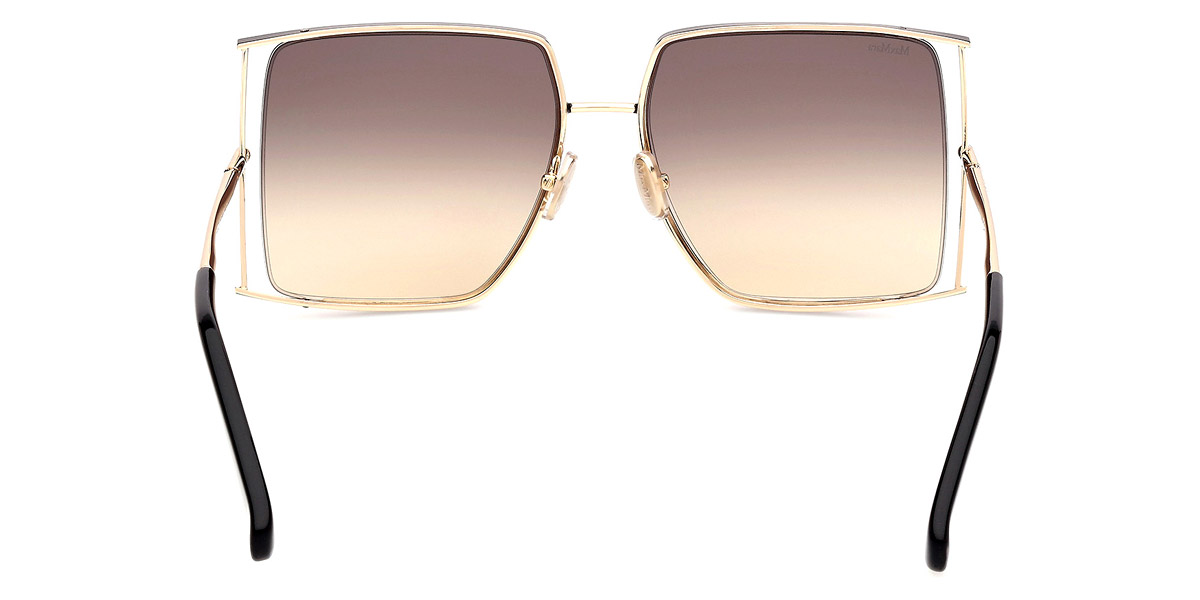 Color: Shiny Black/Shiny Pale Gold (05A) - Max Mara MM012005A58