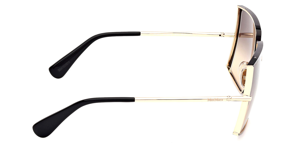 Color: Shiny Black/Shiny Pale Gold (05A) - Max Mara MM012005A58
