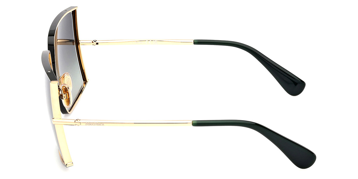 Color: Shiny Dark Green/Shiny Deep Gold (98P) - Max Mara MM012098P58