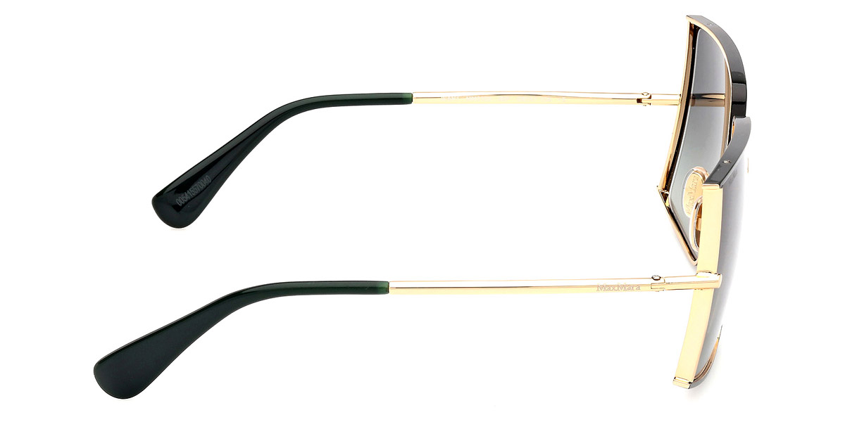 Color: Shiny Dark Green/Shiny Deep Gold (98P) - Max Mara MM012098P58
