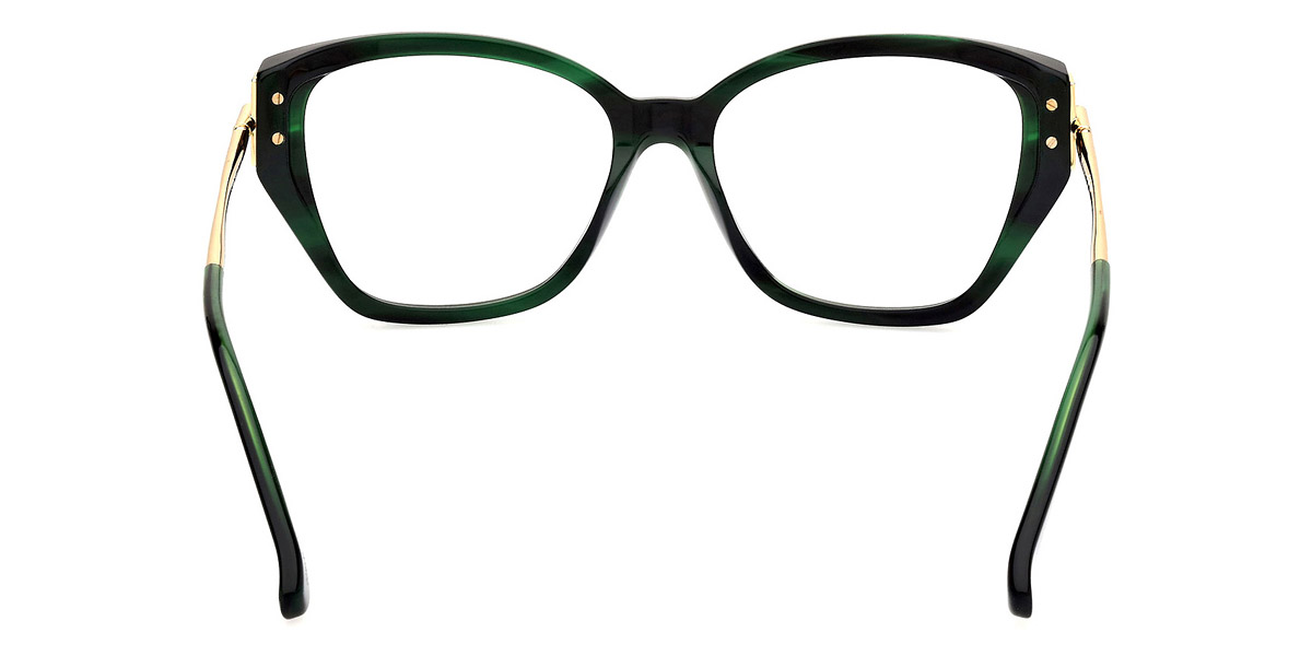 Color: Dark Green/Striped/Shiny Deep Gold (098) - Max Mara MM511709855