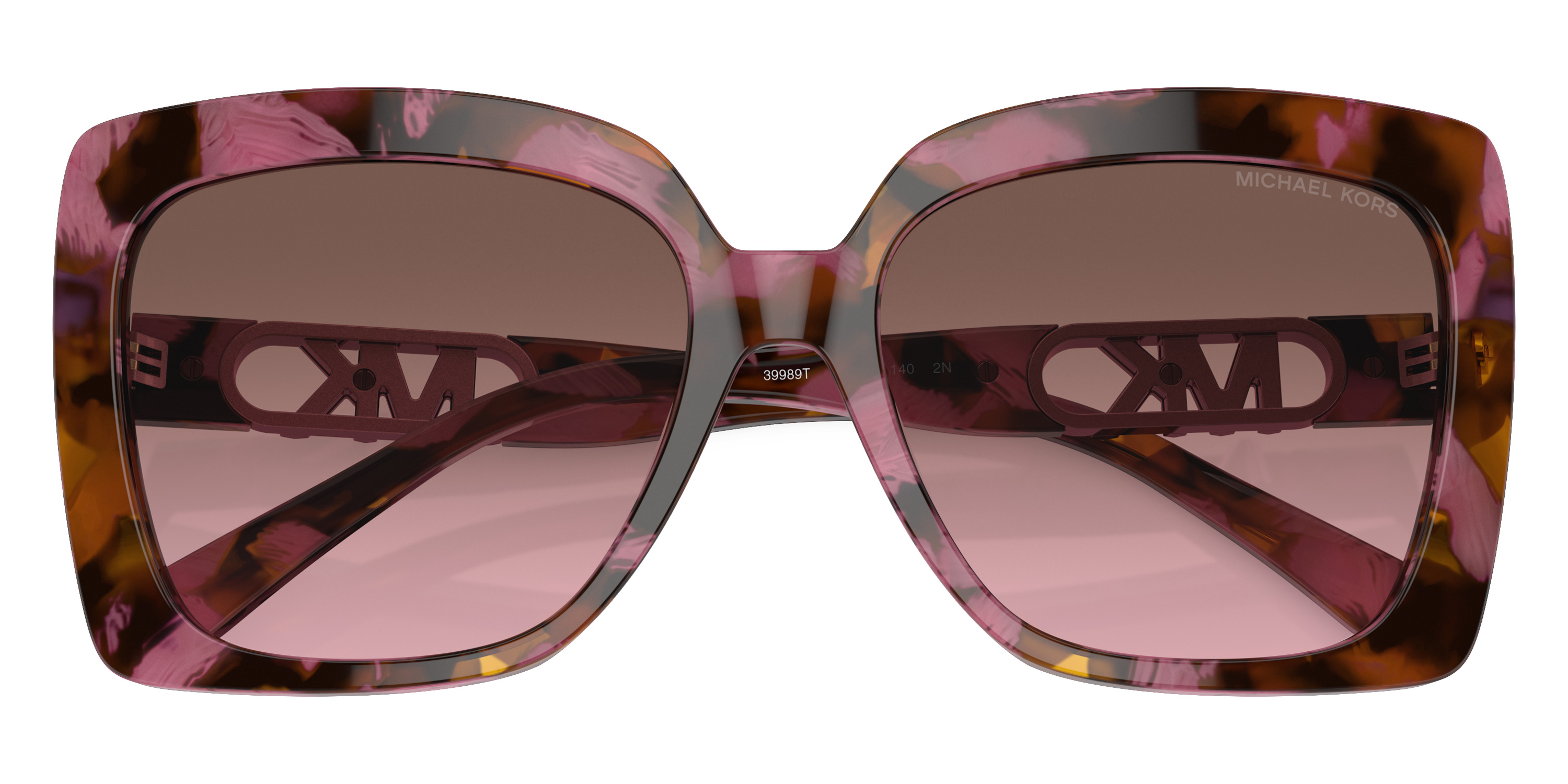 Color: Plum Graphic Tortoise (39989T) - Michael Kors MK221339989T57