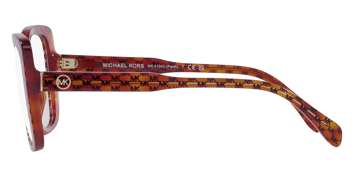Michael Kors™ Perth MK4104U 3555 53 Amber MK Heritage Eyeglasses