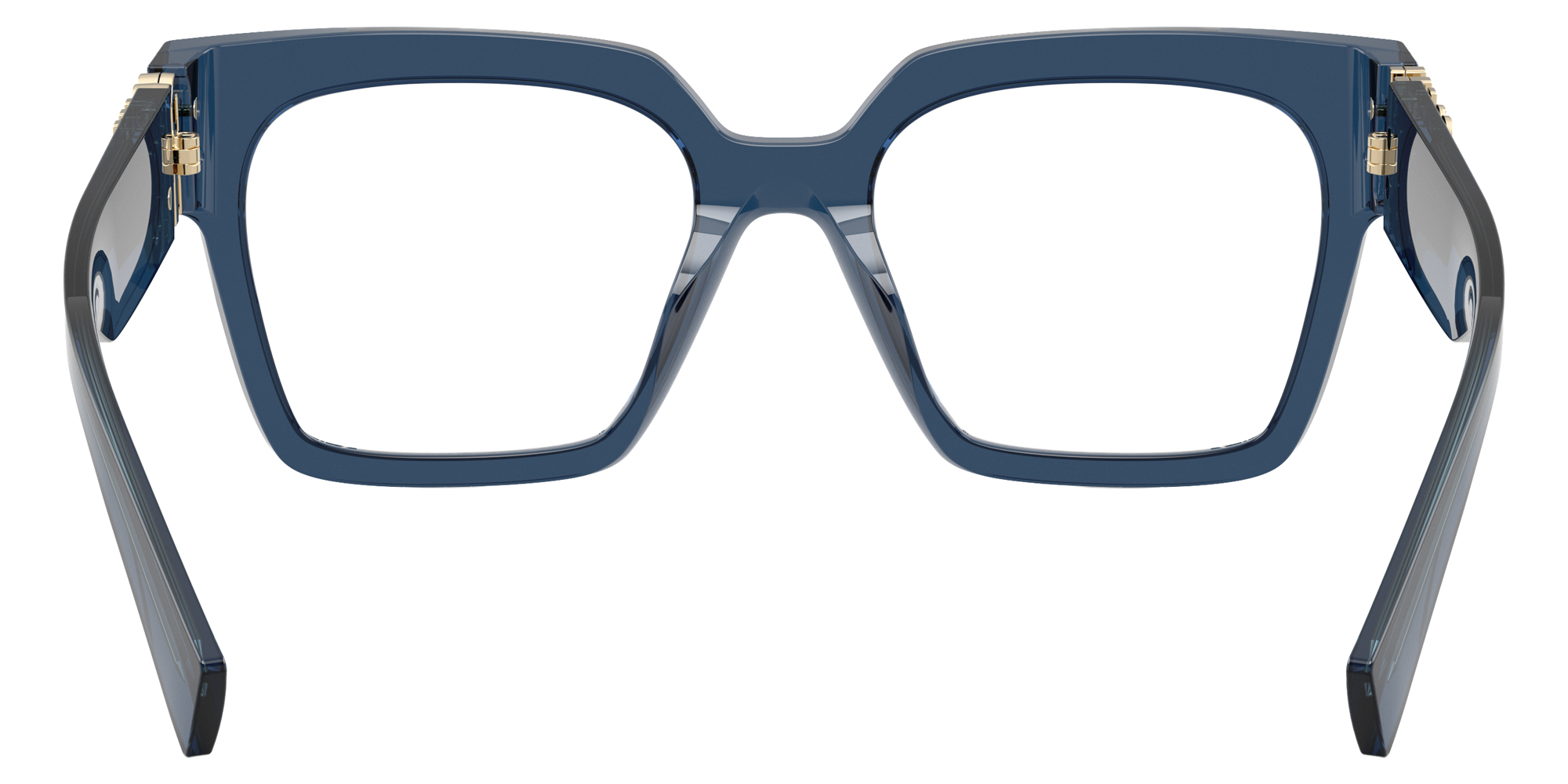 Color: Blue Transparent (08Q1O1) - Miu Miu MU04UV08Q1O150