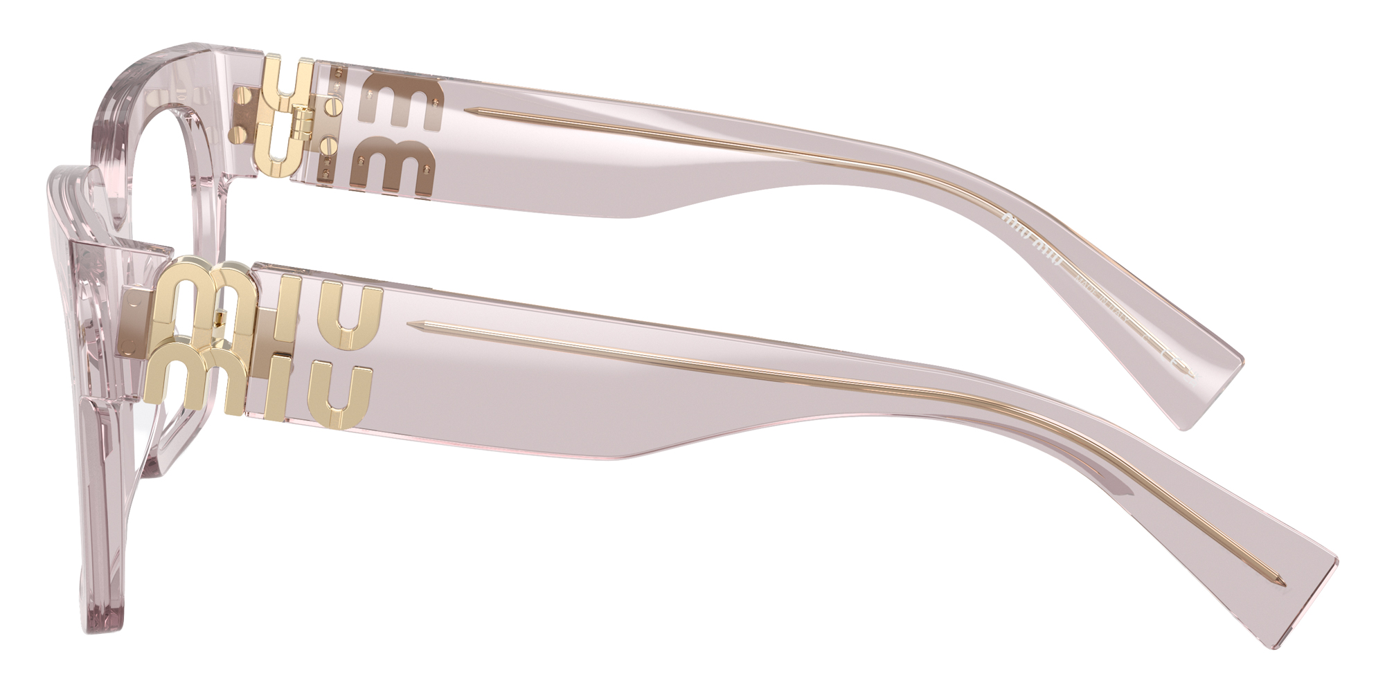 Color: Transparent Mauve (12W1O1) - Miu Miu MU04UV12W1O150