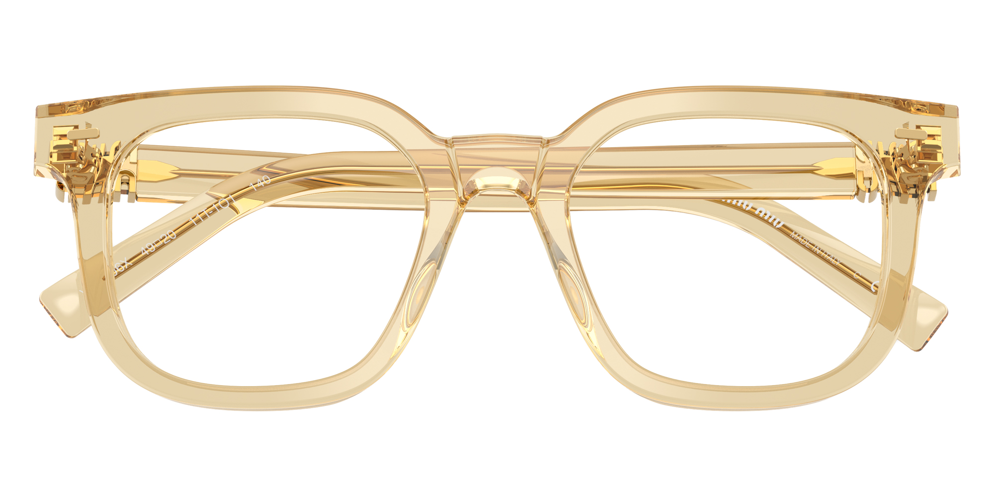 Color: Sand Transparent (11T1O1) - Miu Miu MU06XV11T1O149