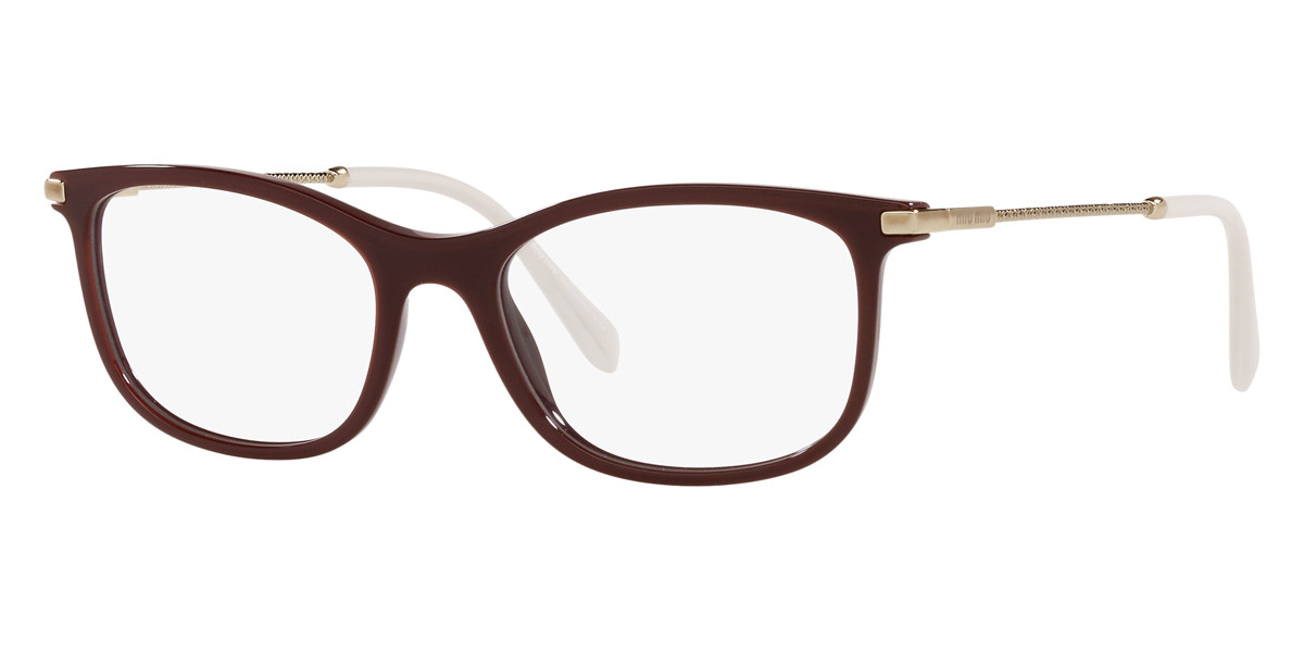 Color: Top Pink On Bordeaux (01T1O1) - Miu Miu MU09TV01T1O153