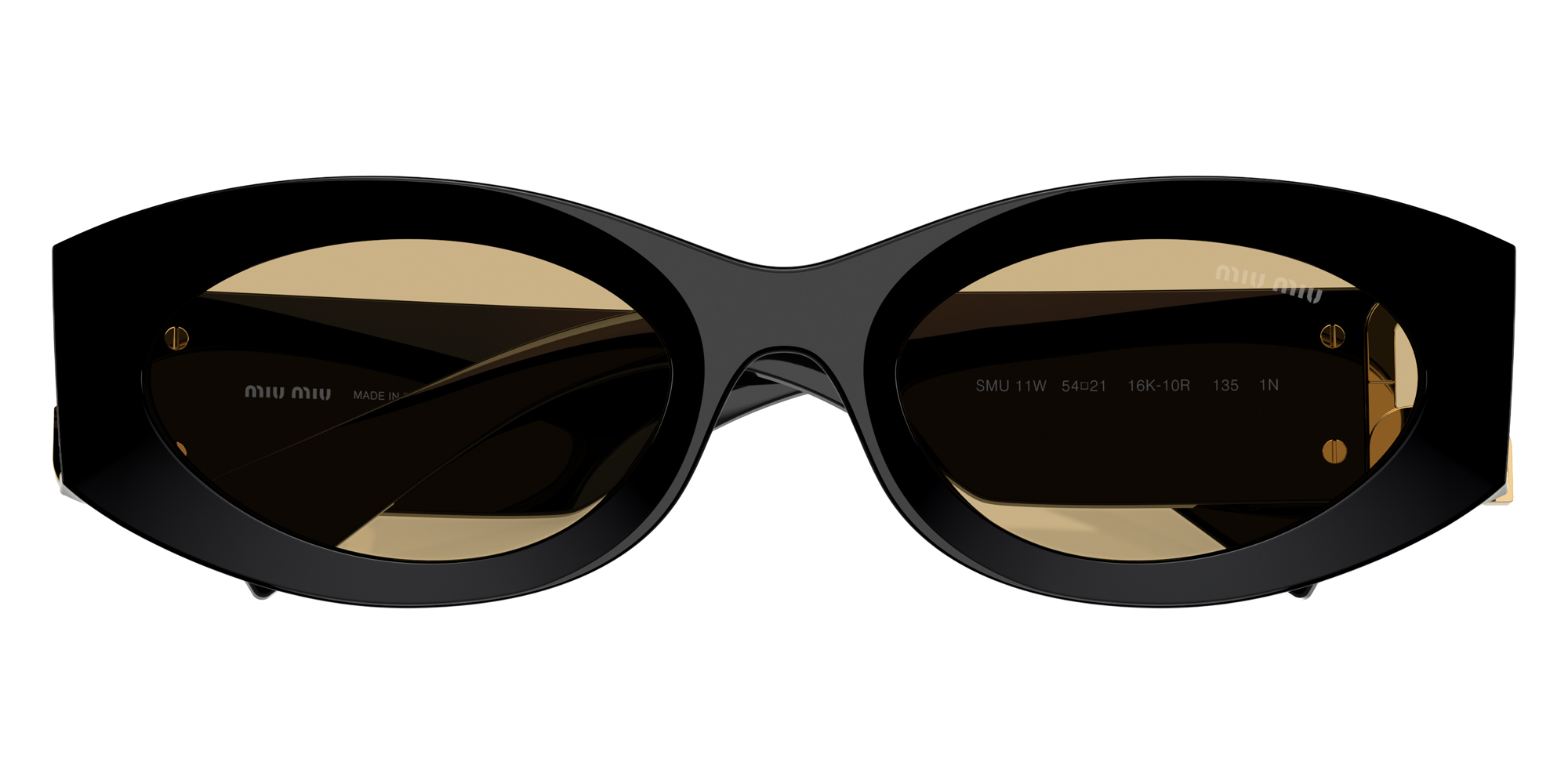 Color: Black (16K10R) - Miu Miu MU11WS16K10R54