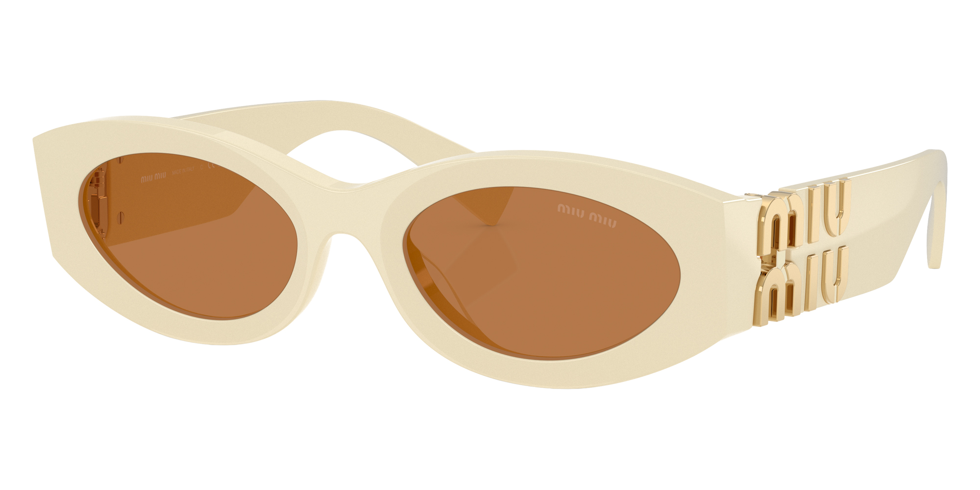 Color: Milk (21D90Q) - Miu Miu MU11WS21D90Q54