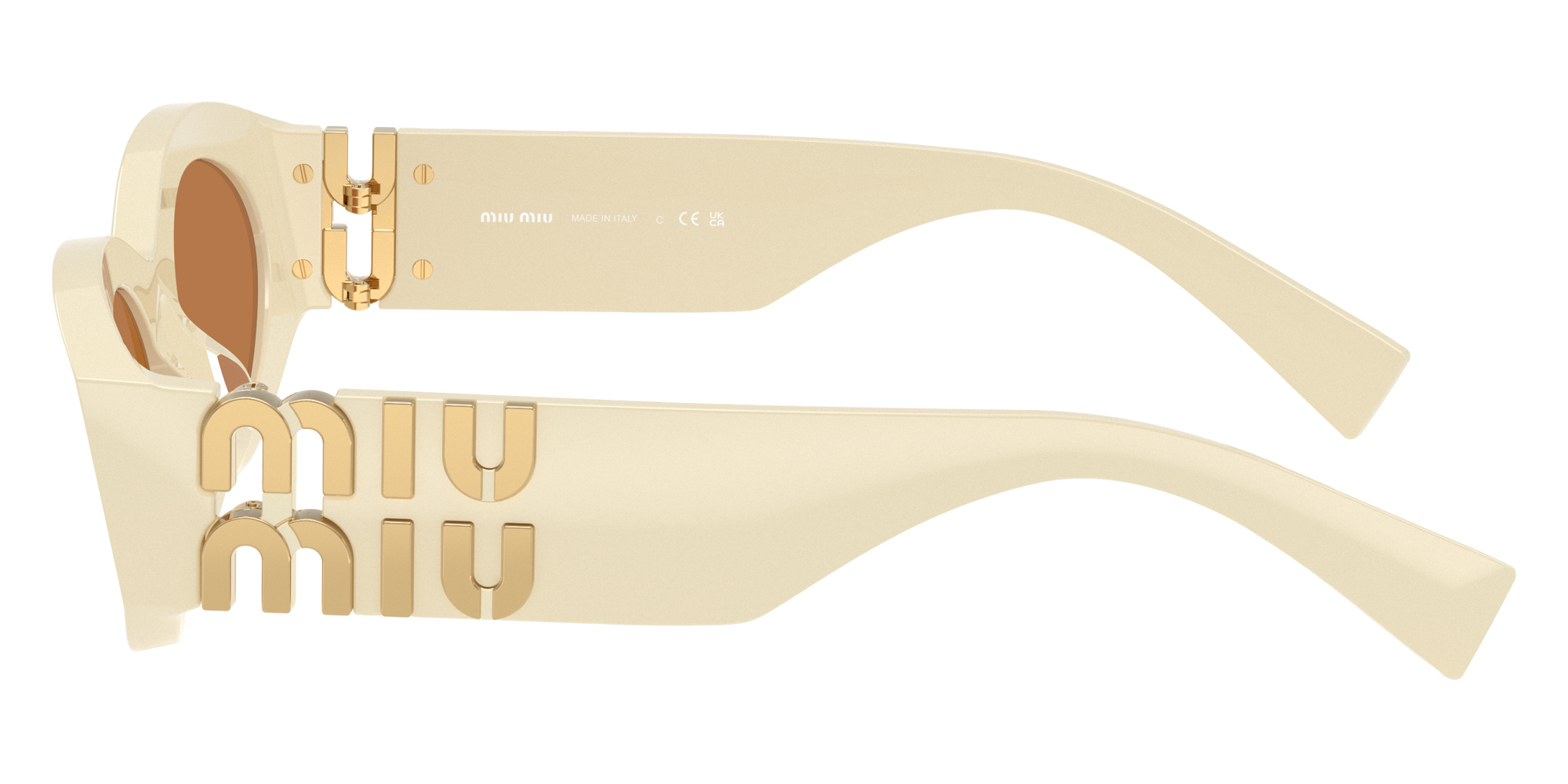 Color: Milk (21D90Q) - Miu Miu MU11WS21D90Q54