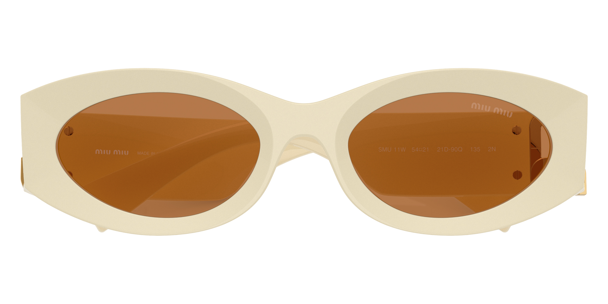 Color: Milk (21D90Q) - Miu Miu MU11WS21D90Q54
