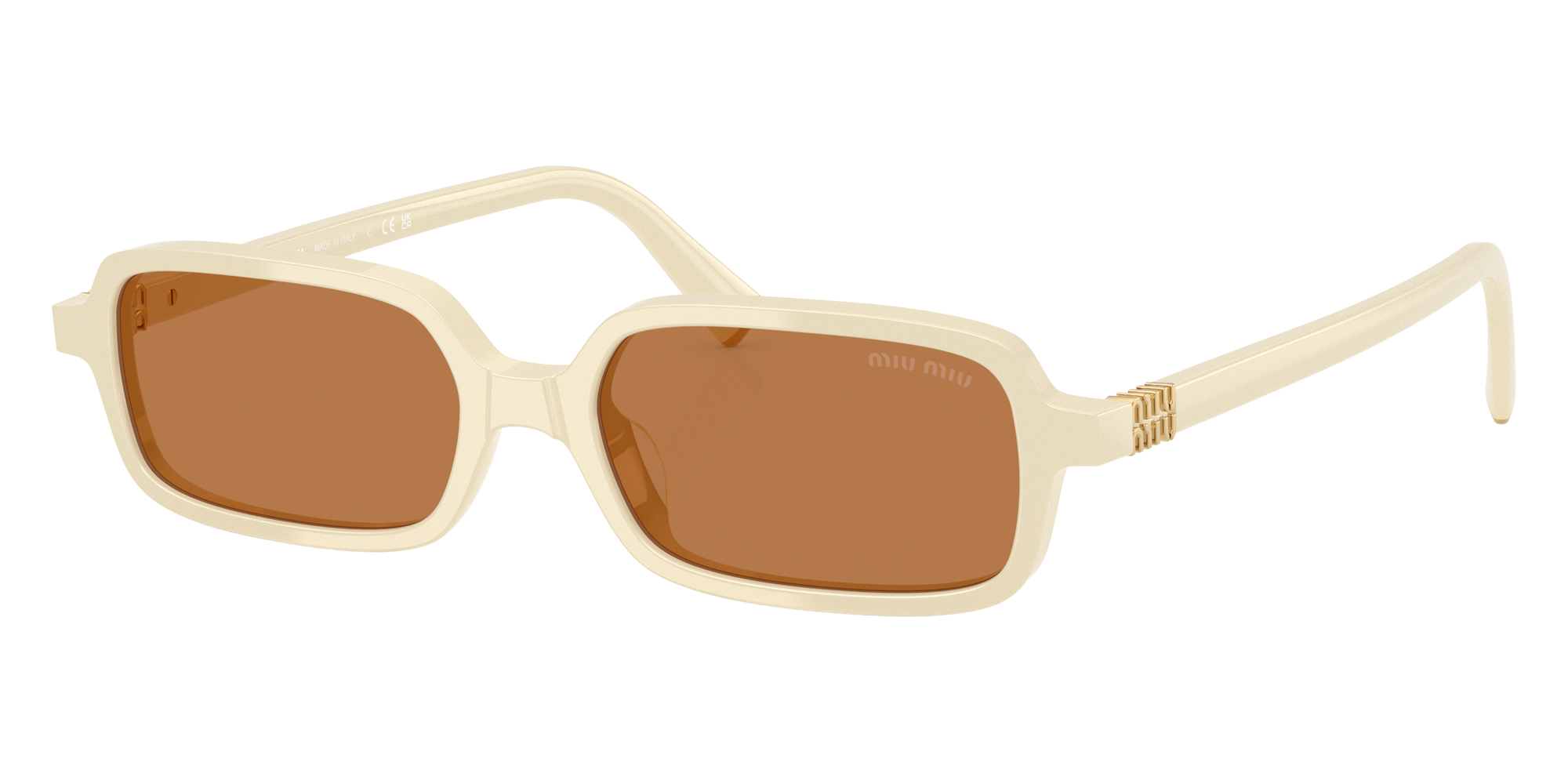 Color: Milk (21D90Q) - Miu Miu MU11ZS21D90Q51