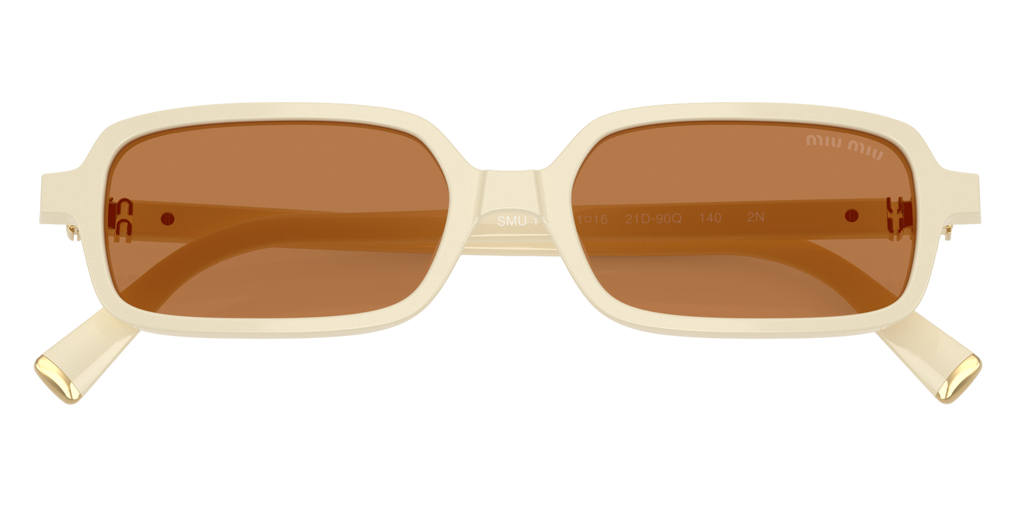 Color: Milk (21D90Q) - Miu Miu MU11ZS21D90Q51