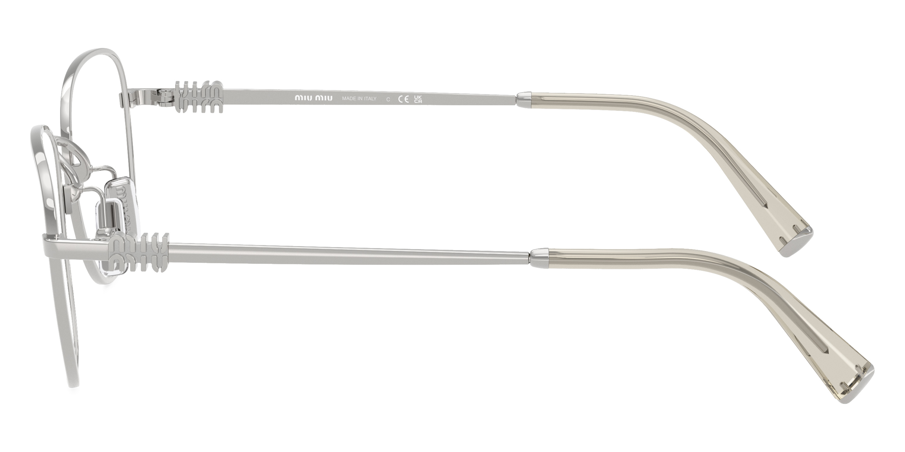 Color: Silver (1BC1O1) - Miu Miu MU50WV1BC1O153
