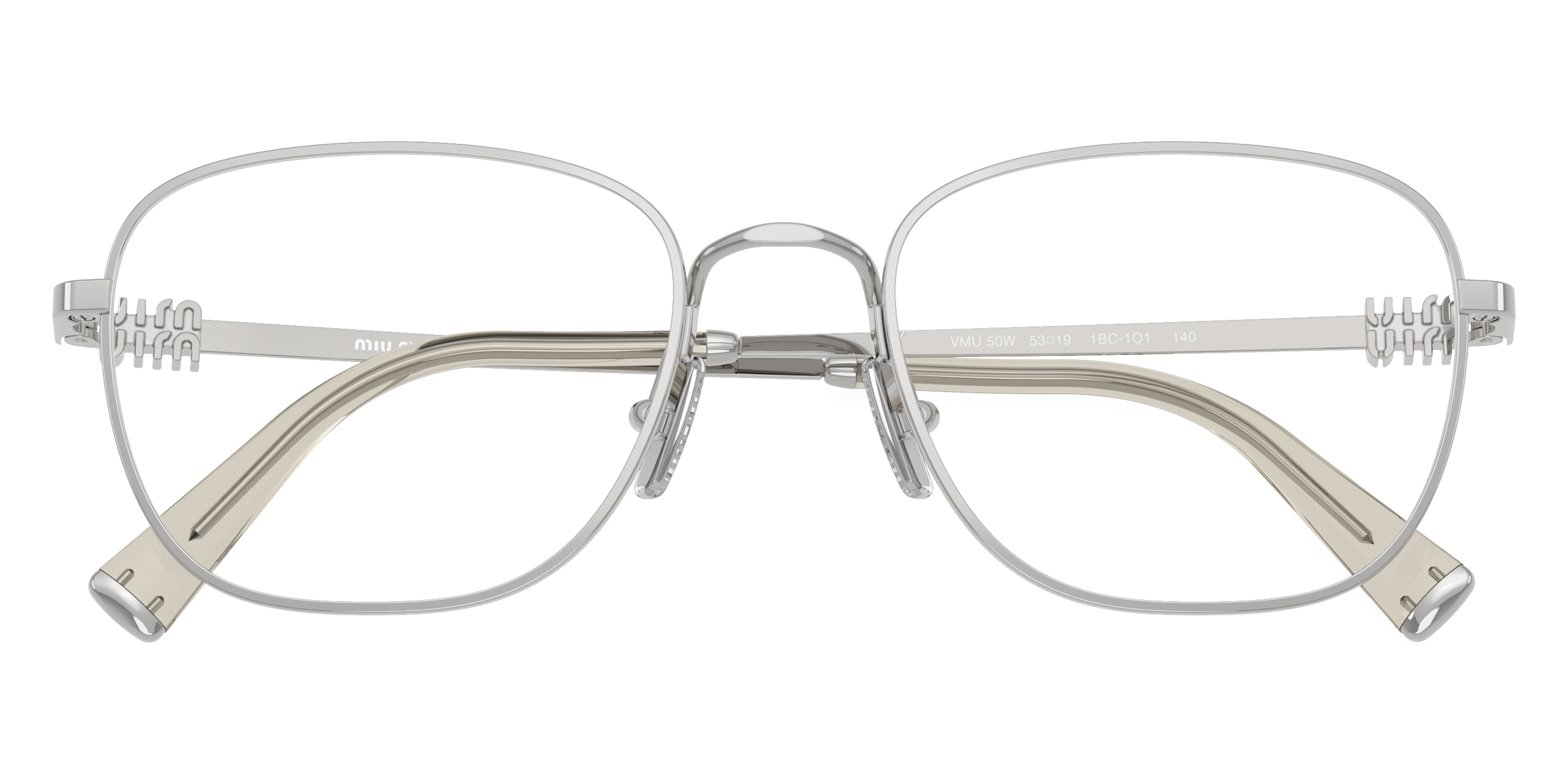 Color: Silver (1BC1O1) - Miu Miu MU50WV1BC1O153