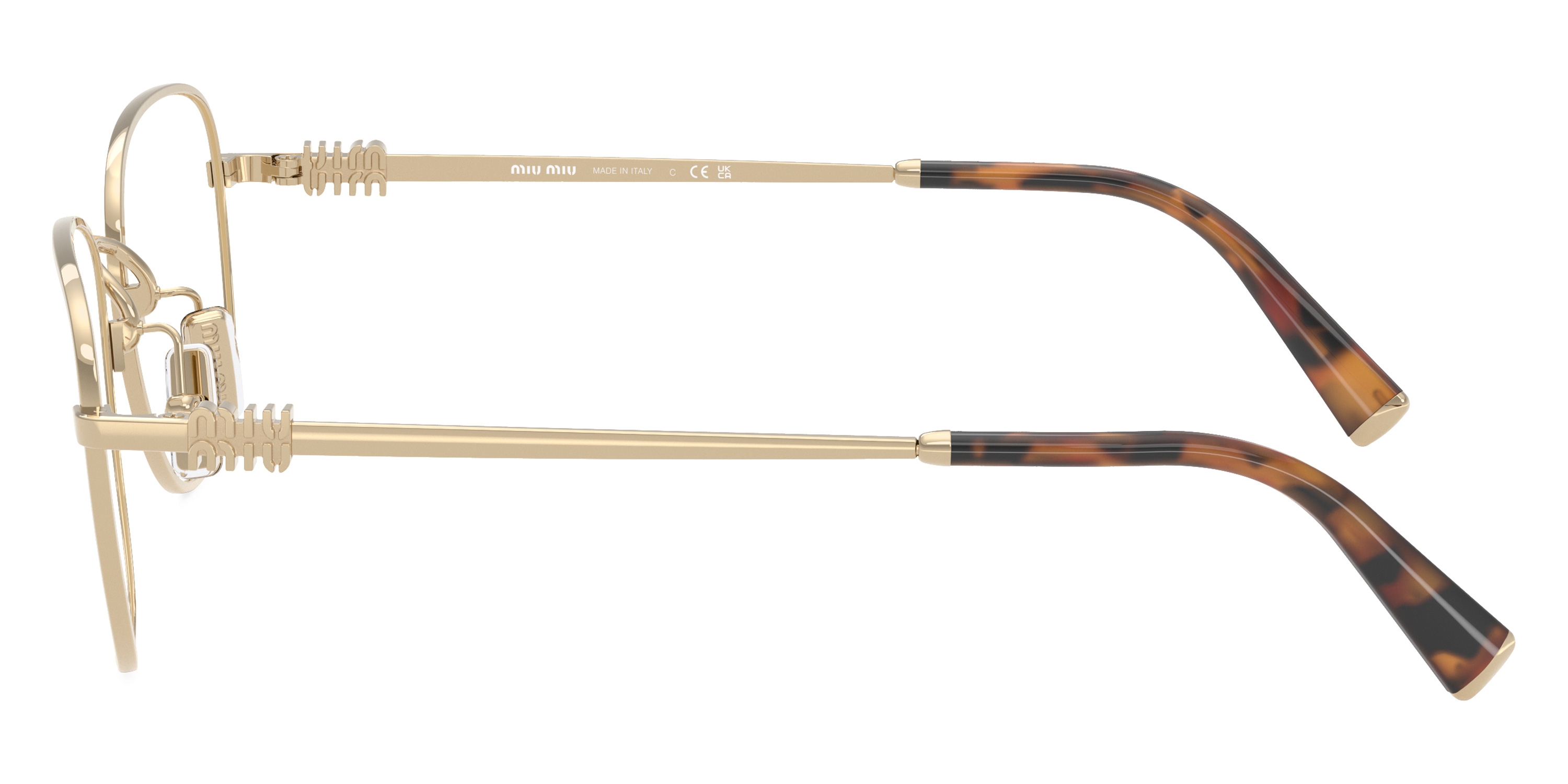 Color: Pale Gold (ZVN1O1) - Miu Miu MU50WVZVN1O153