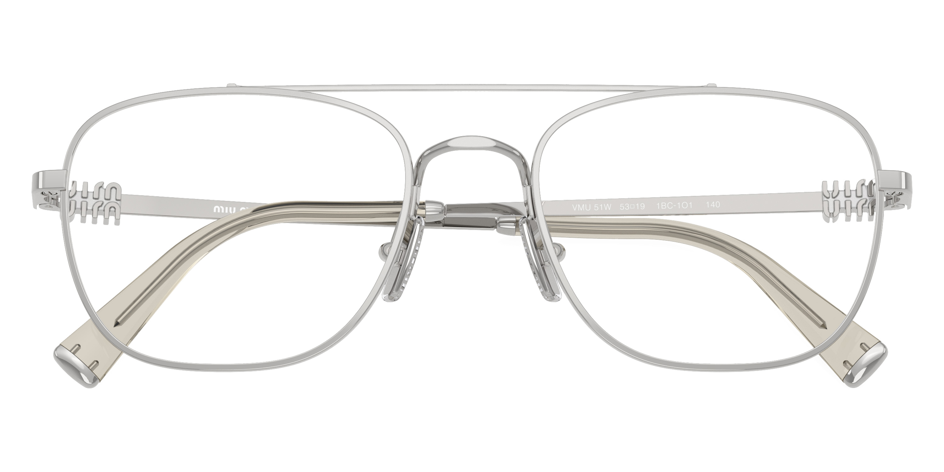 Color: Silver (1BC1O1) - Miu Miu MU51WV1BC1O153