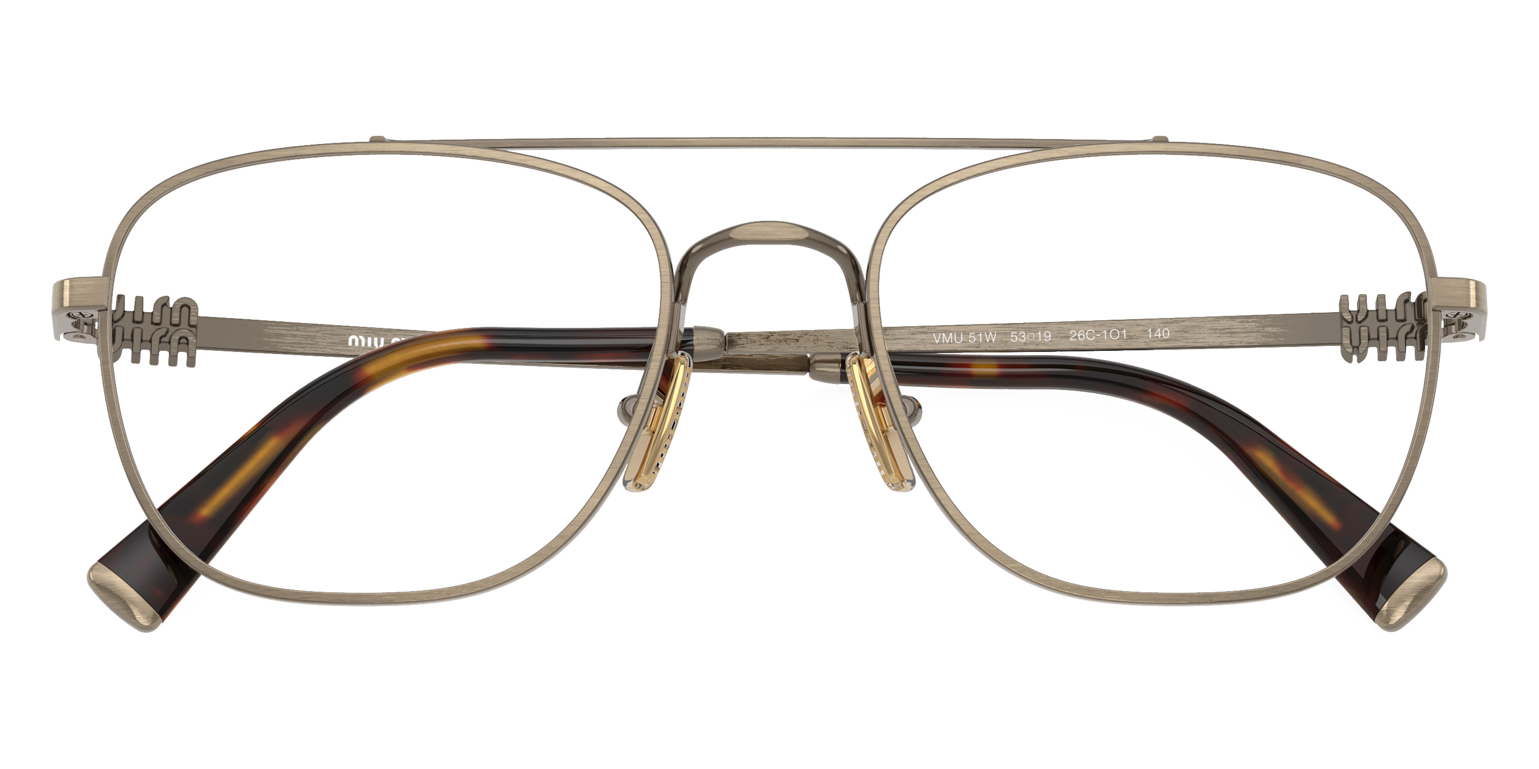 Color: Old Gold (26C1O1) - Miu Miu MU51WV26C1O153