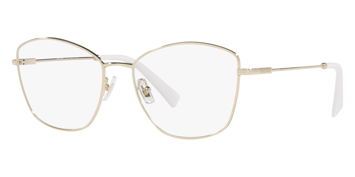 Miu Miu™ MU 52UV ZVN1O1 56 Pale Gold Eyeglasses