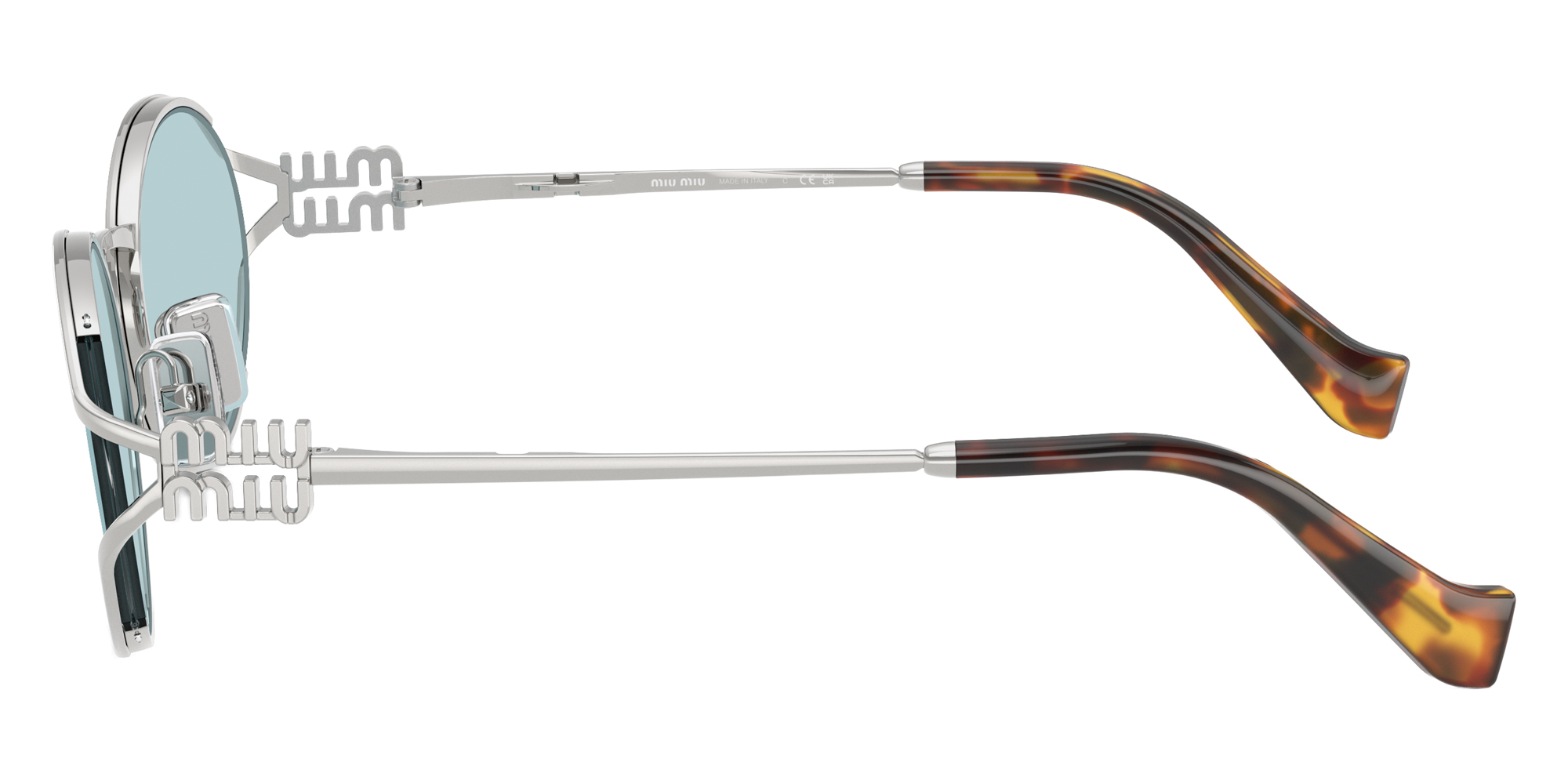 Color: Silver (1BC20R) - Miu Miu MU52YS1BC20R54