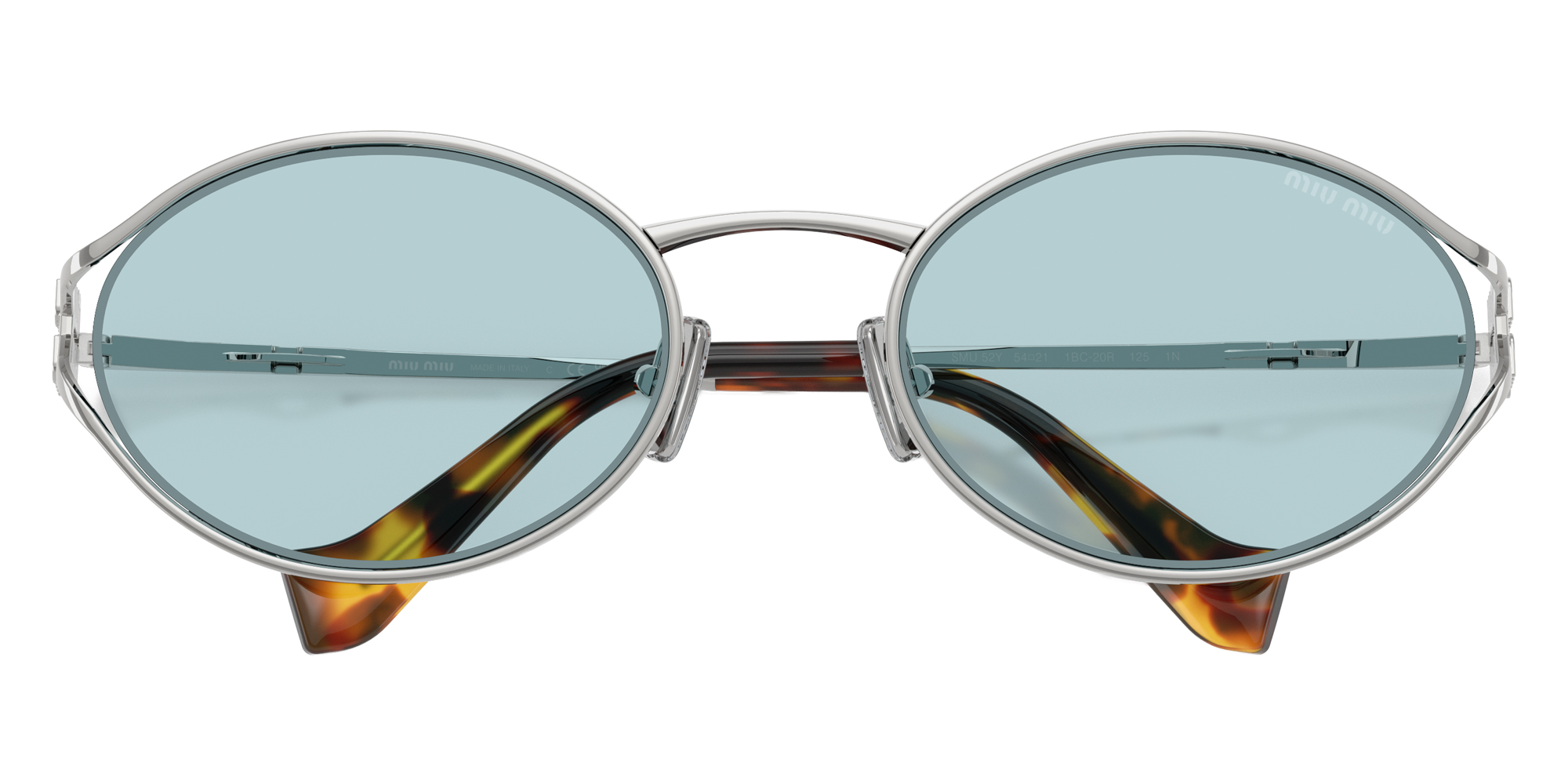 Color: Silver (1BC20R) - Miu Miu MU52YS1BC20R54