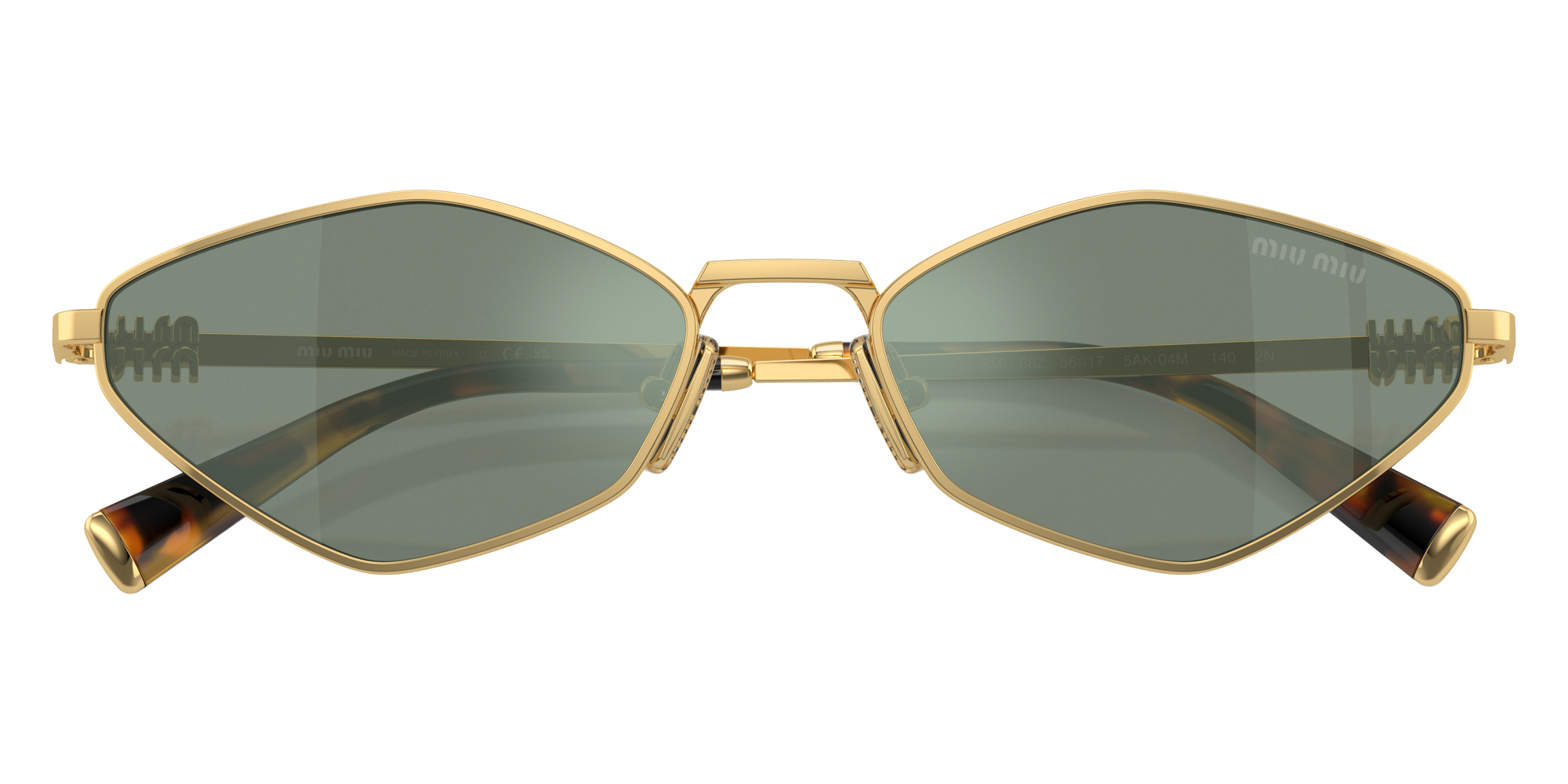 Color: Gold (5AK04M) - Miu Miu MU56ZS5AK04M56