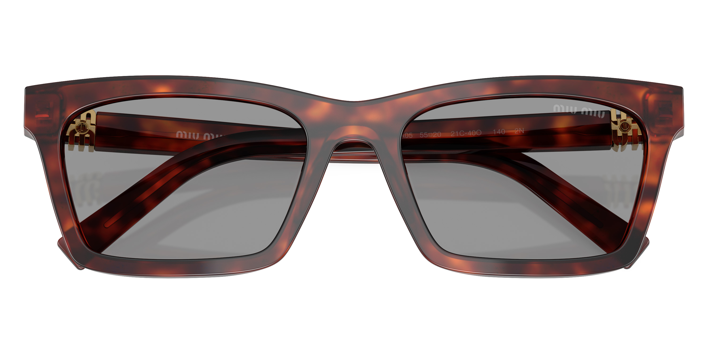 Color: Havana Mahogany (21C40O) - Miu Miu MUA05S21C40O55