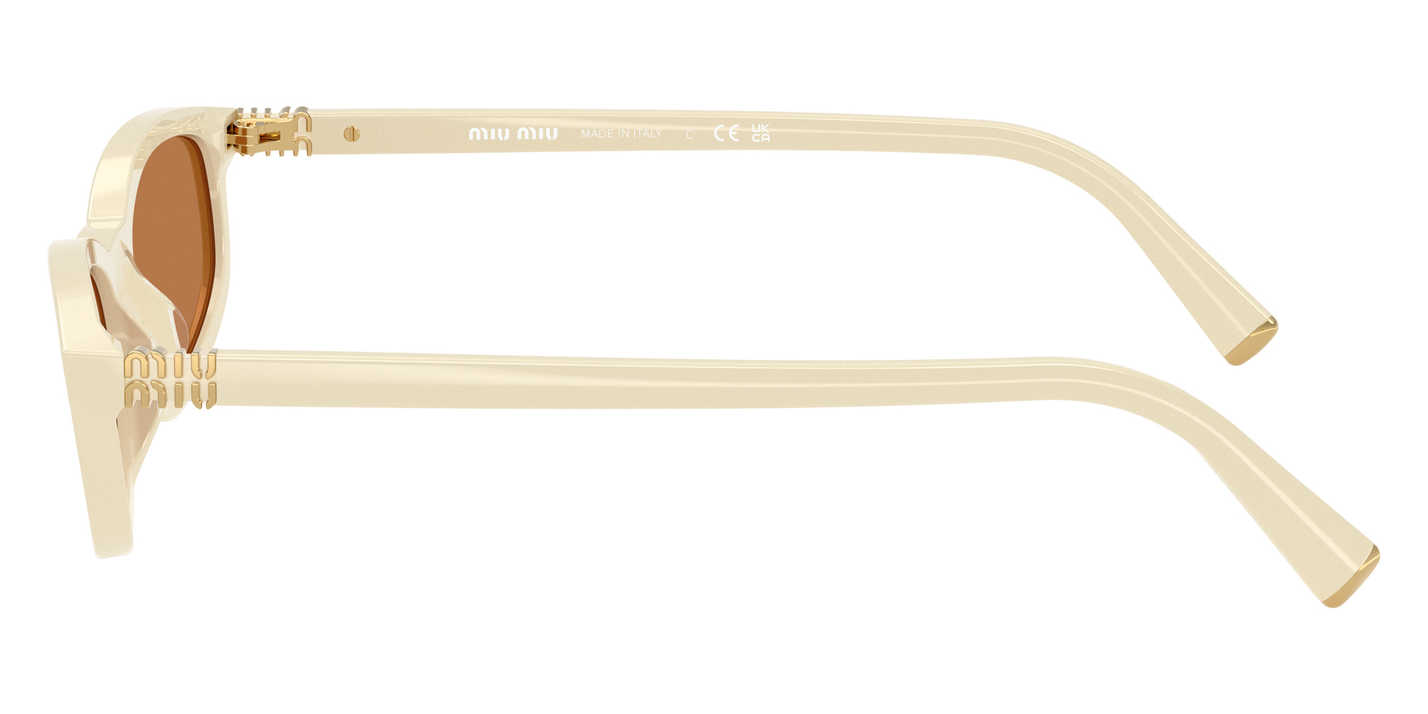 Color: Milk (21D90Q) - Miu Miu MUA06SF21D90Q54