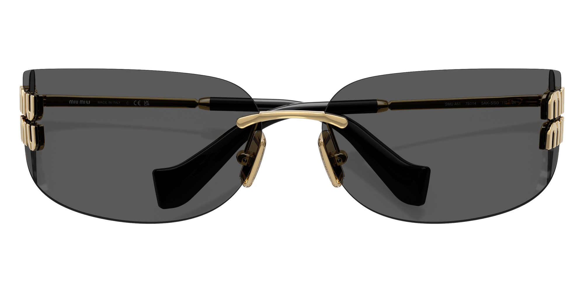 Color: Gold (5AK5S0) - Miu Miu MUA51S5AK5S075