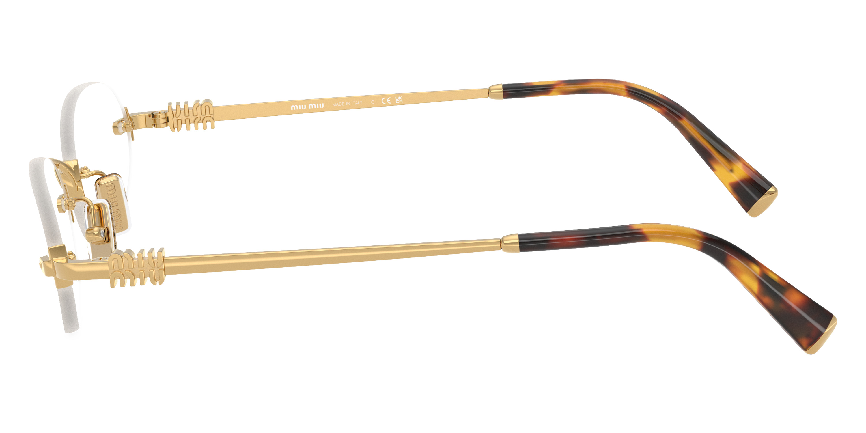 Color: Gold (5AK08N) - Miu Miu MUA54S5AK08N51
