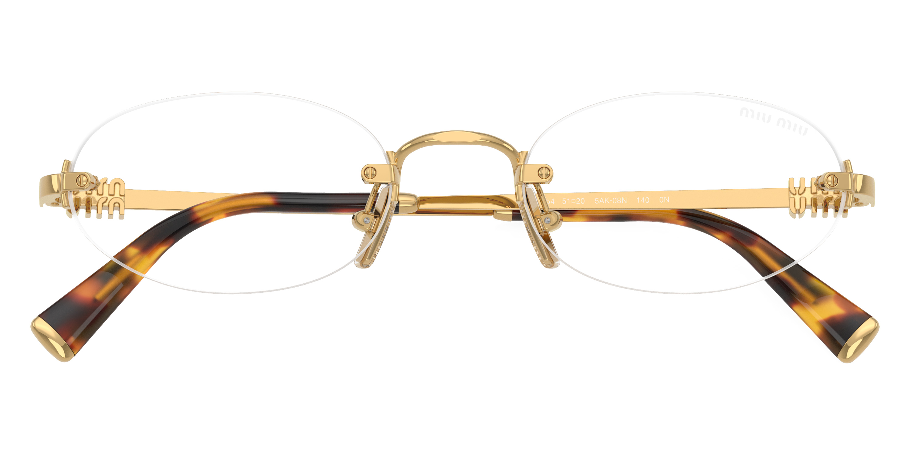 Color: Gold (5AK08N) - Miu Miu MUA54S5AK08N51