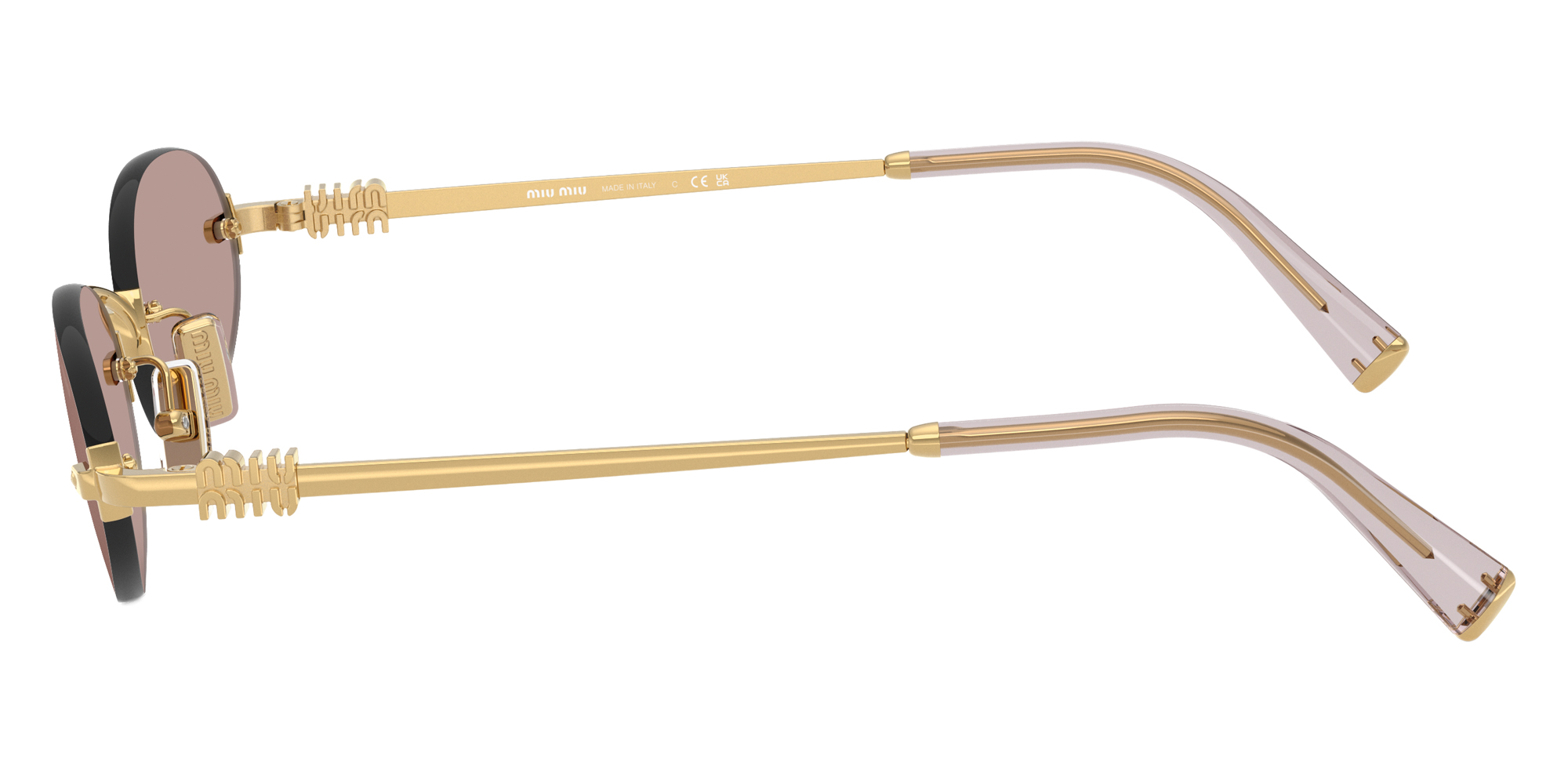 Color: Gold (5AK20I) - Miu Miu MUA54S5AK20I51