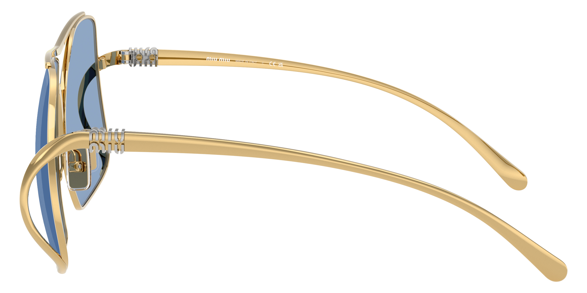 Color: Gold (5AK30U) - Miu Miu MUA55S5AK30U57