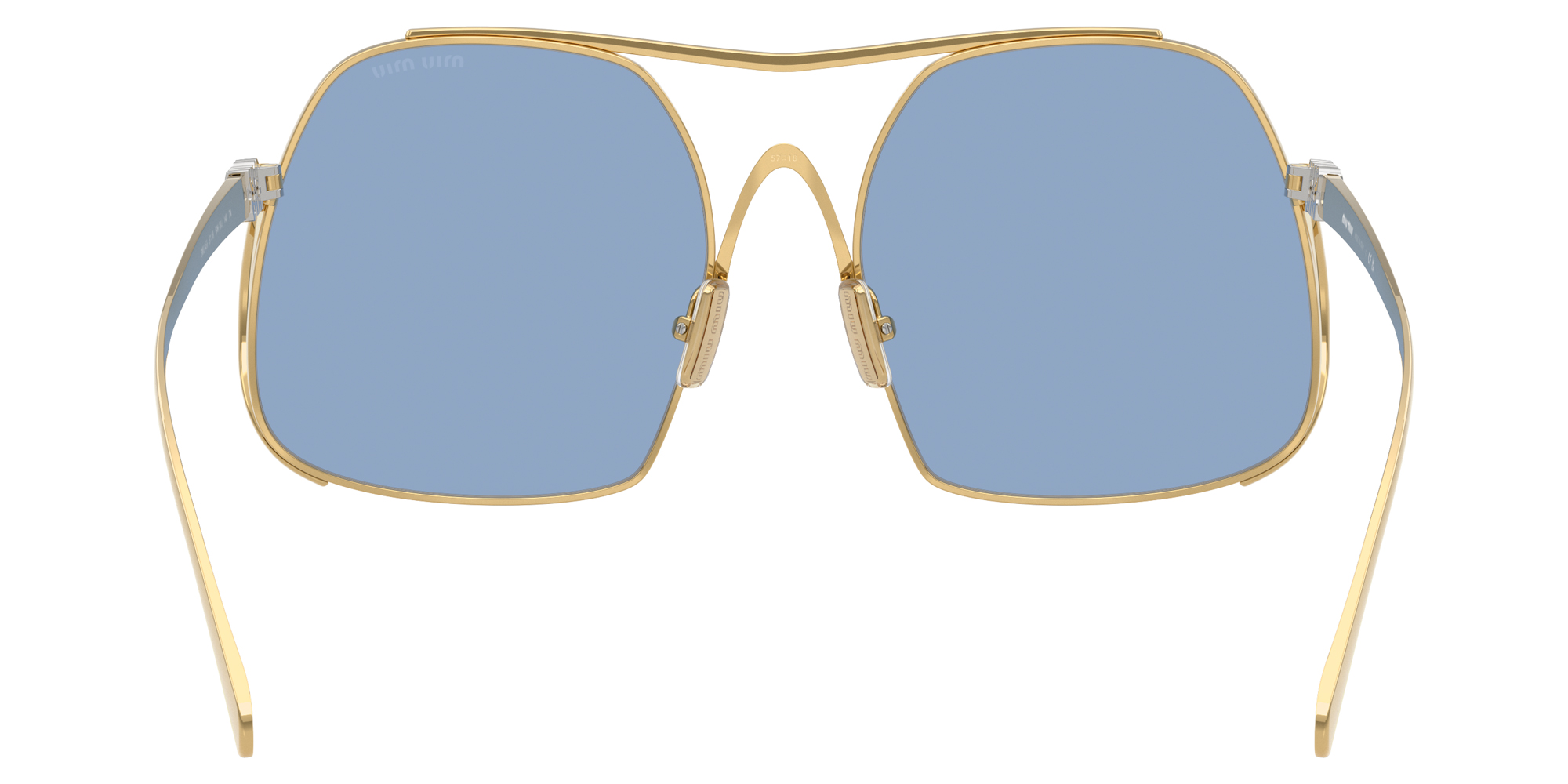 Color: Gold (5AK30U) - Miu Miu MUA55S5AK30U57