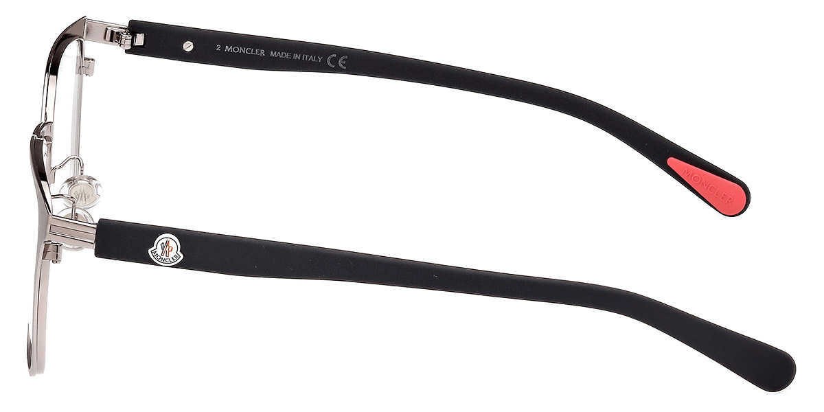 メガネ Moncler Eyeglass Frame ML5172D 015 Unisex l Moncler™ ML5172-D 015 54 Matte Silver Eyeglasses