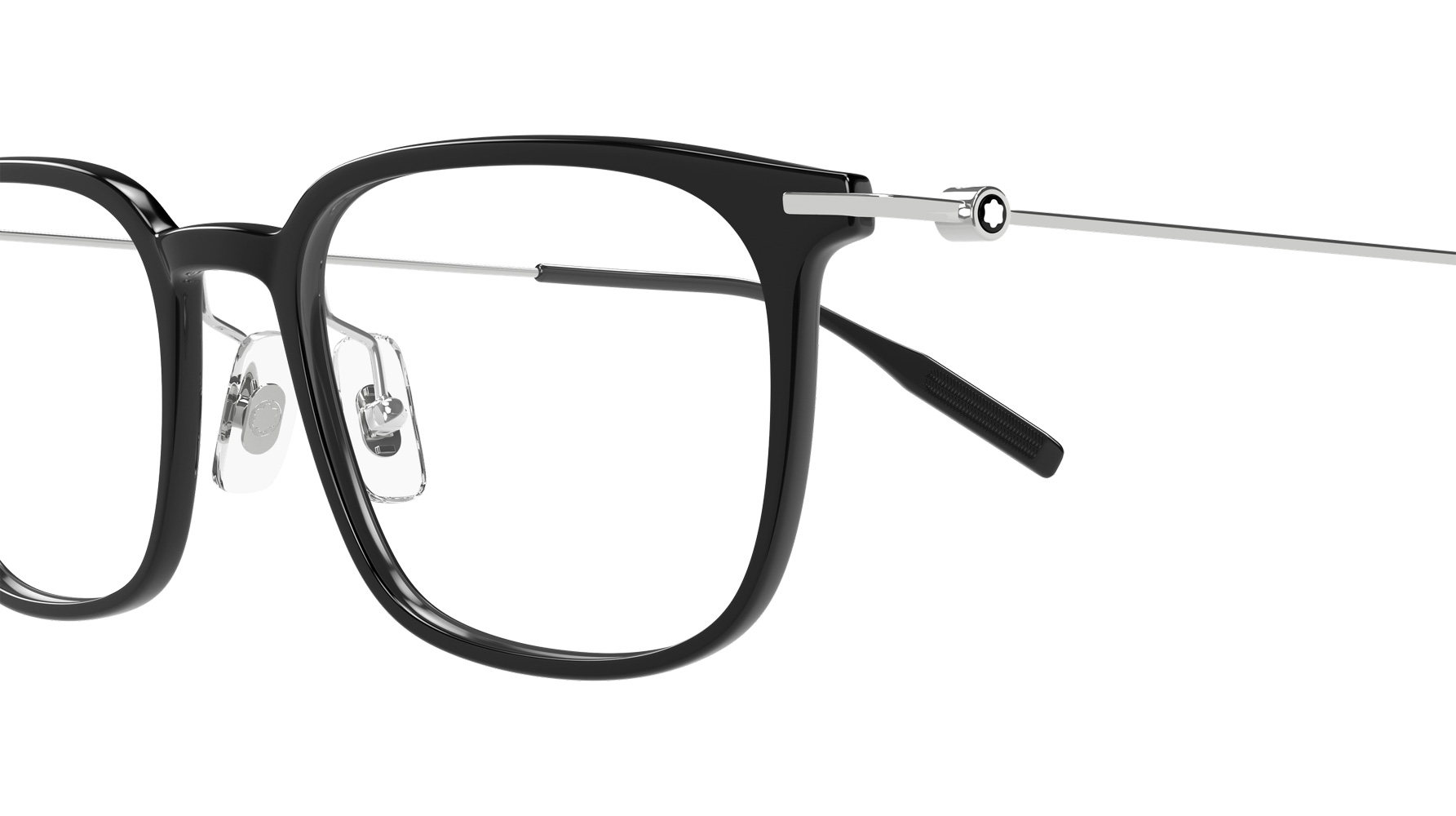 Color: Black/Silver (009) - Montblanc MB0100O00952