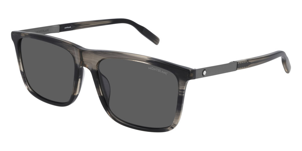 Montblanc™ MB0116S Rectangle Sunglasses | EyeOns.com