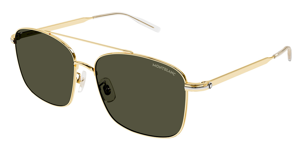 Montblanc™ MB0236SK 003 60 Gold Sunglasses