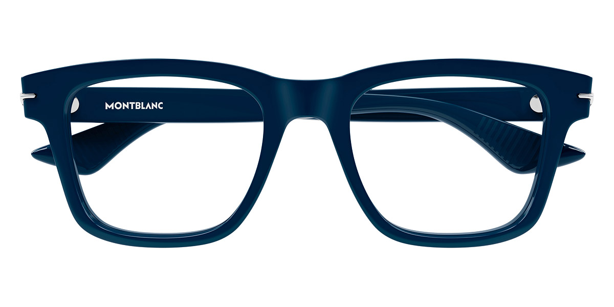 Montblanc™ MB0266O 007 54 Blue Eyeglasses