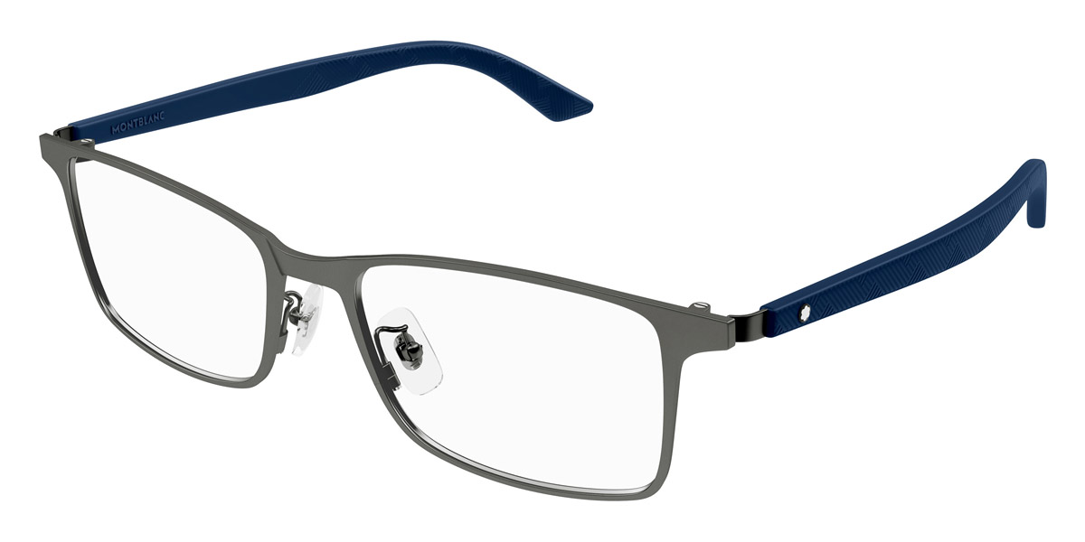 Color: Gunmetal/Blue (005) - Montblanc MB0361O00554