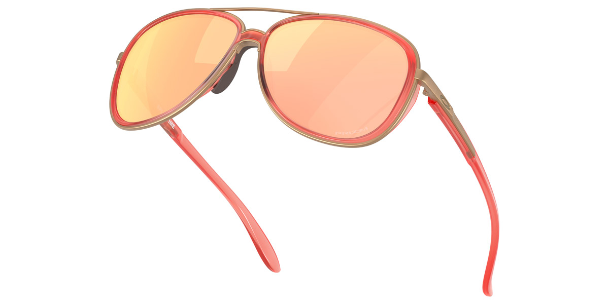 Color: Matte Translucent Peach/Satin Bronze (412930) - Oakley OO412941293058