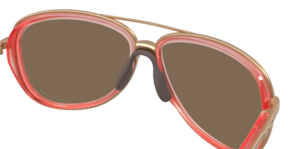 Color: Matte Translucent Peach/Satin Bronze (412930) - Oakley OO412941293058